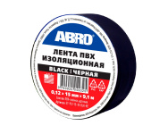 Изолента 15мм x 9,1м черная (ABRO)