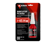 Фиксатор резьбы (неразъемный) красный (6мл) (KERRY)