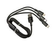 Кабель USB универсальный 3 в 1 (lightning / miсro-USB / type-C) (1,2м) (LECAR)