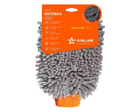 Варежка для мойки ворс серый (AIRLINE)