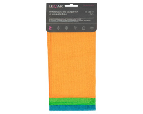 Салфетка из микрофибры (30х30) 200гр/кв.м (3 шт) (LECAR)