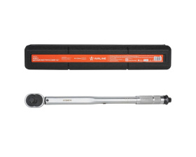 Ключ динамометрический 1/2" DR 40-21 0Hm в кейсе, набор 5 пр (головки 14,17,19,24, удл 125мм) (AIRLINE)