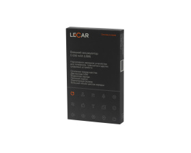 Внешний аккумулятор 5 000mAh USB (LECAR)