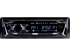 Магнитола с USB проигрывателем с функцией Bluetooth УРАЛ МОЛОТ АРС-МТ 334RGB